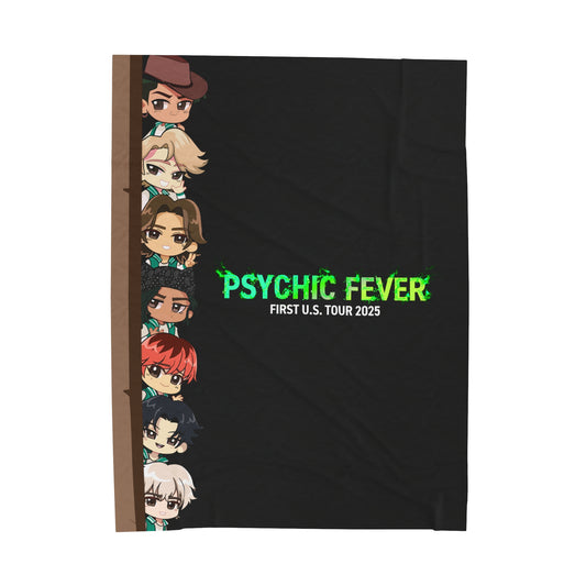 PSYCHIC FEVER Chibi Plush Blanket